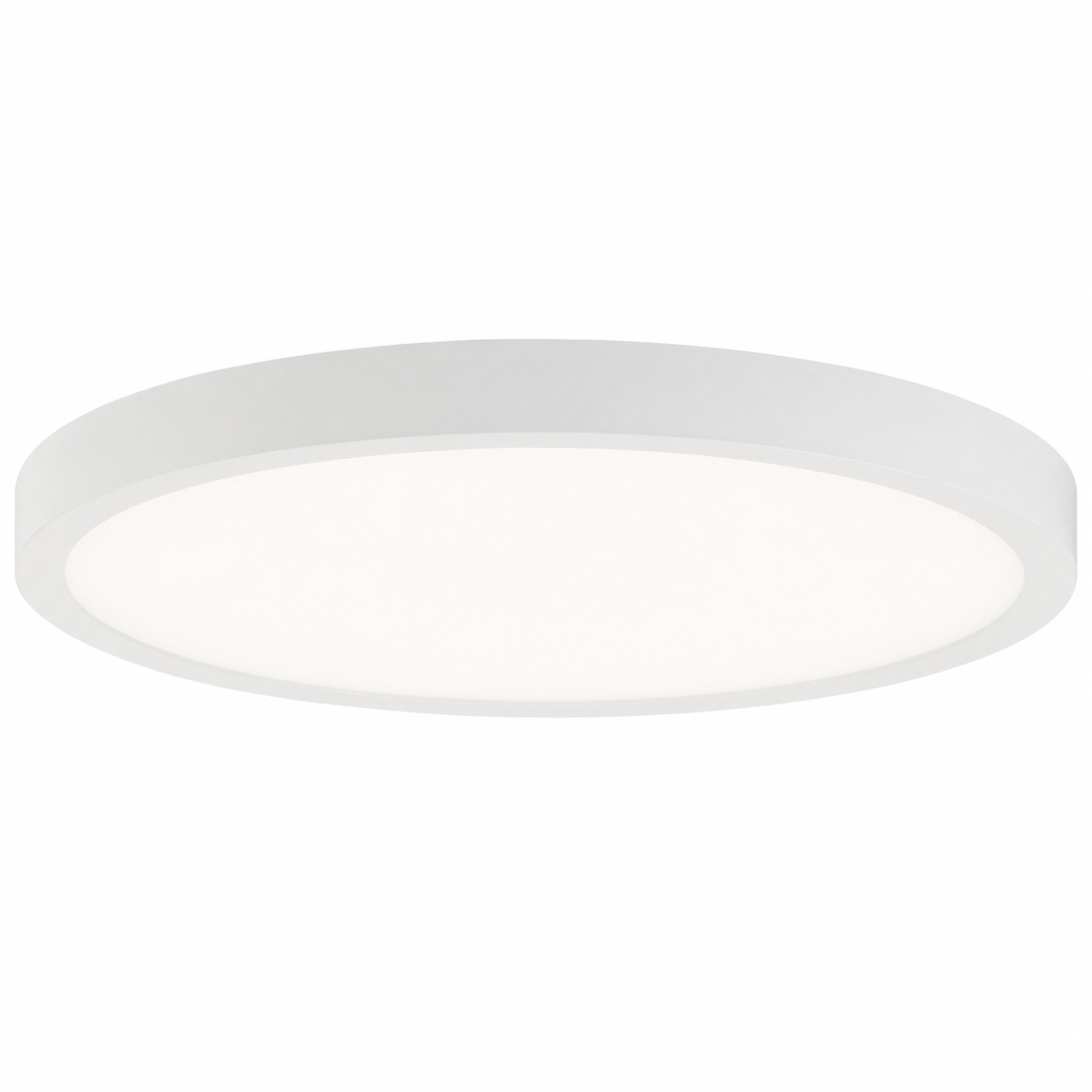 Plafonnier LED Ultra-Plat | Design Noir Bois & Blanc| CCT 3 Couleurs