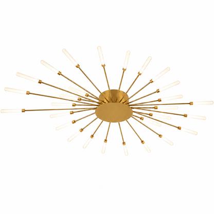 Lustre LED Feux d'Artifice Or | Plafonnier Moderne| Design Nordique