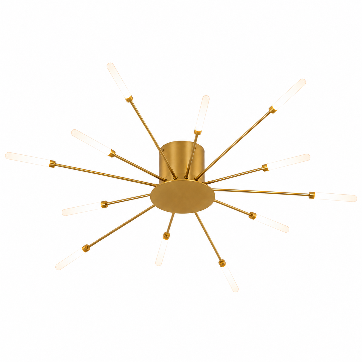 Lustre LED Feux d'Artifice Or | Plafonnier Moderne| Design Nordique