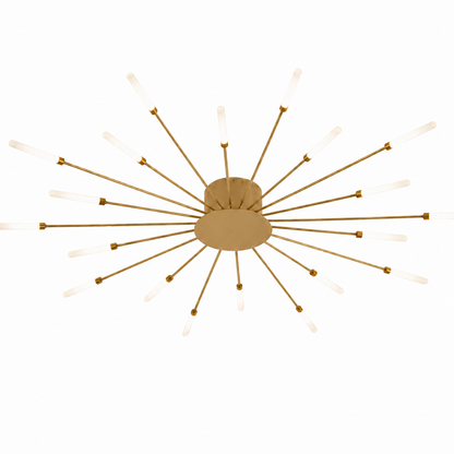 Lustre LED Feux d'Artifice Or | Plafonnier Moderne| Design Nordique