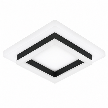 Plafonnier LED Carré Moderne | Luminaire Acrylique 24W | Blanc 6500K