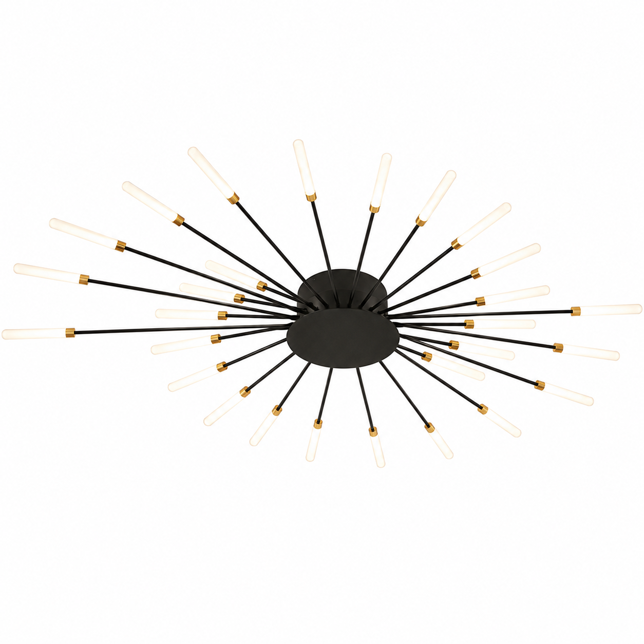 Planifier LED Feux d'Artifice Noir | Plafonnier Moderne | Design Nordique