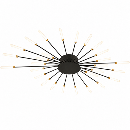 Planifier LED Feux d'Artifice Noir | Plafonnier Moderne | Design Nordique
