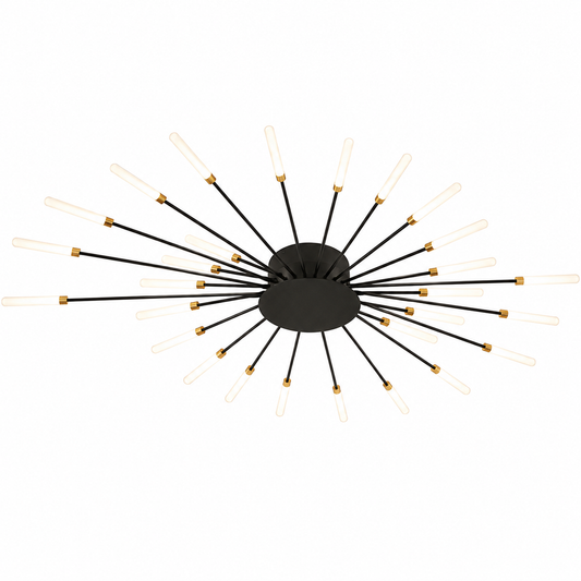 Planifier LED Feux d'Artifice Noir | Plafonnier Moderne | Design Nordique