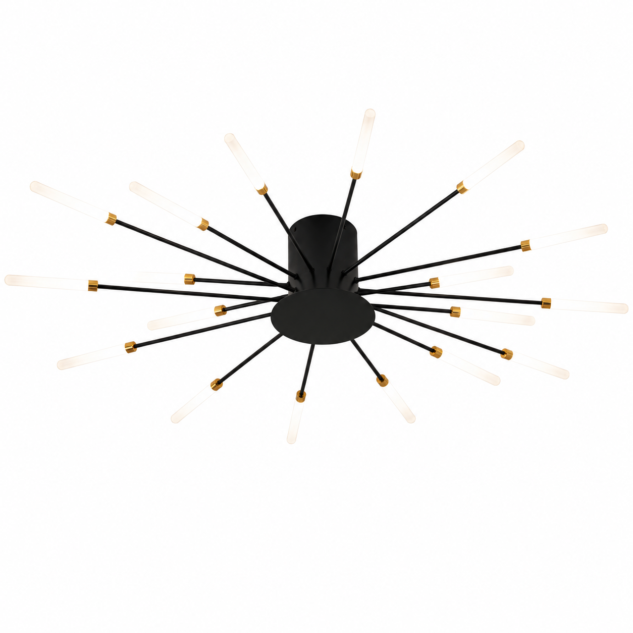 Planifier LED Feux d'Artifice Noir | Plafonnier Moderne | Design Nordique
