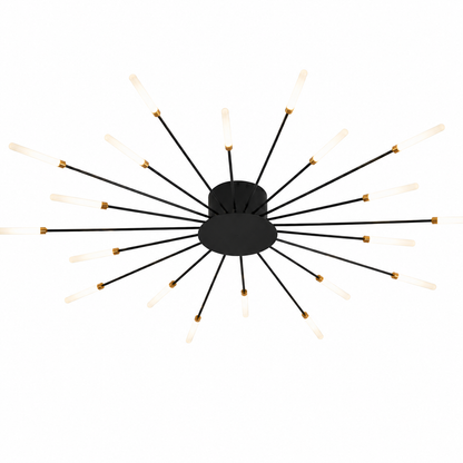Planifier LED Feux d'Artifice Noir | Plafonnier Moderne | Design Nordique