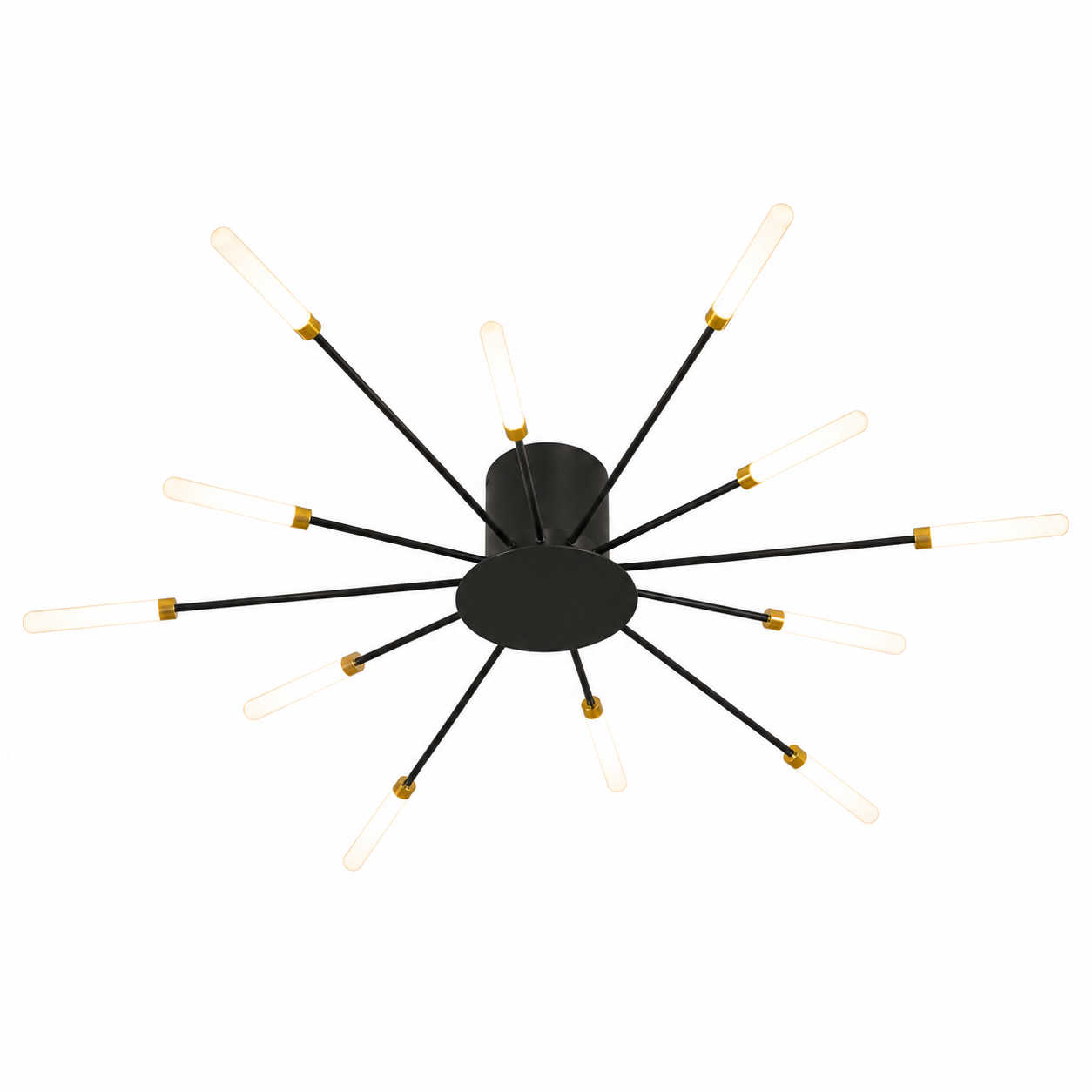 Planifier LED Feux d'Artifice Noir | Plafonnier Moderne | Design Nordique