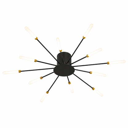 Planifier LED Feux d'Artifice Noir | Plafonnier Moderne | Design Nordique