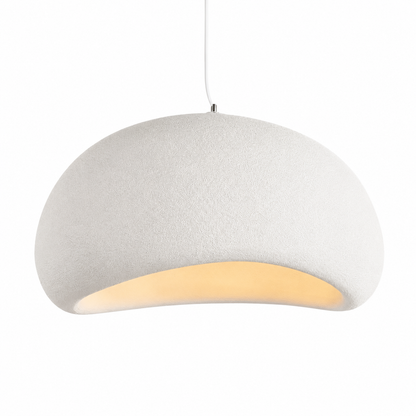 Suspension Design Wabi Sabi | Lustre Nordique Blanc | Luminaire Suspendu Moderne
