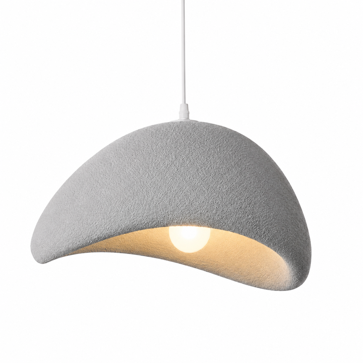 Suspension Design Wabi Sabi | Lustre Nordique Blanc | Luminaire Suspendu Moderne